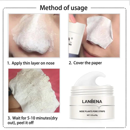 LANBENA New Style  Blackhead Remover Nose Mask Pore Strip