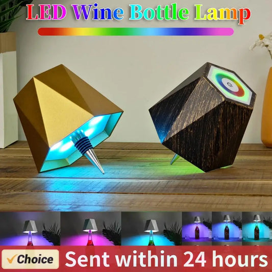 Colorful Glow Wine Lamp