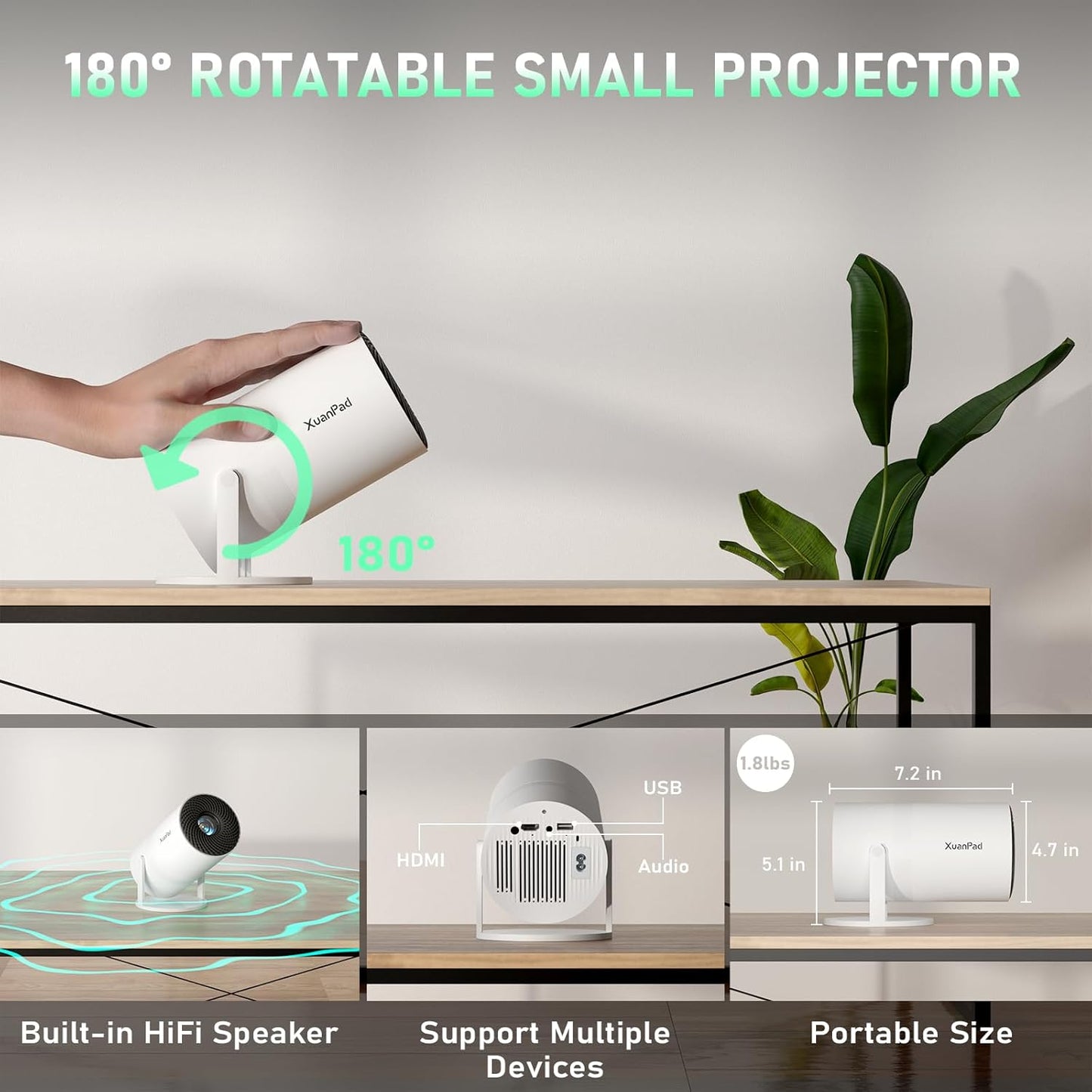 XuanPad Smart Movie Projector